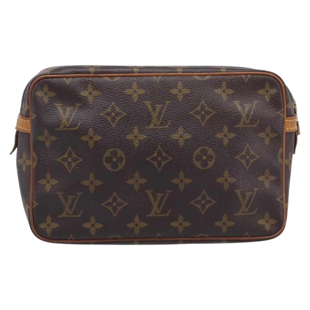 LOUIS VUITTON Monogram Compiegne 23 Clutch Bag M51847 LV Auth am12954A