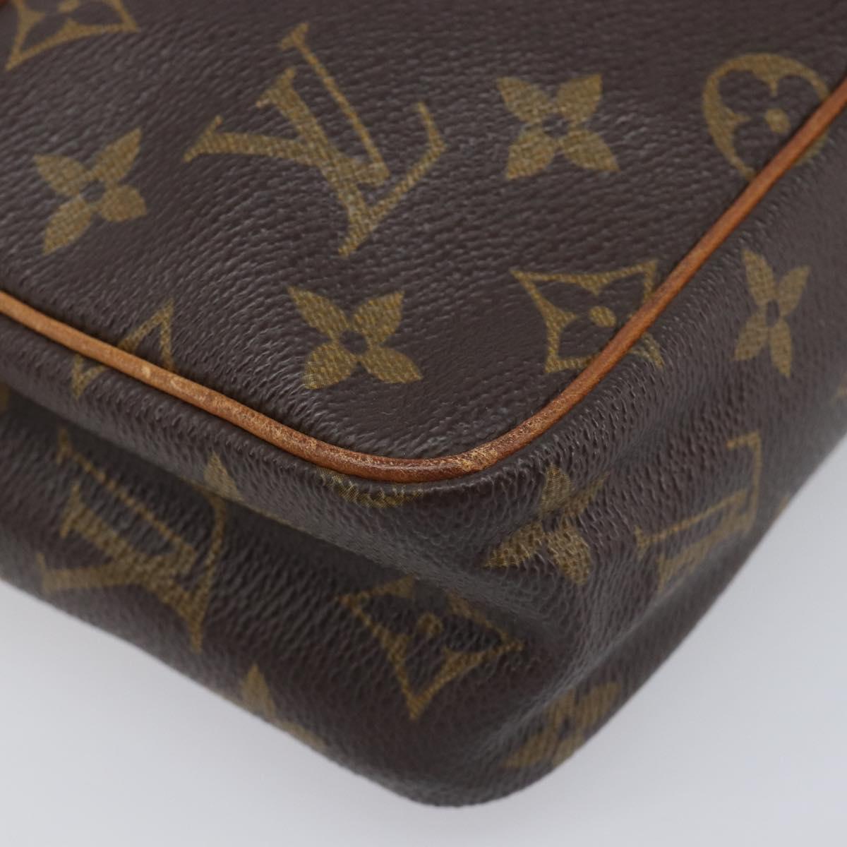 LOUIS VUITTON Monogram Compiegne 23 Clutch Bag M51847 LV Auth am12954A