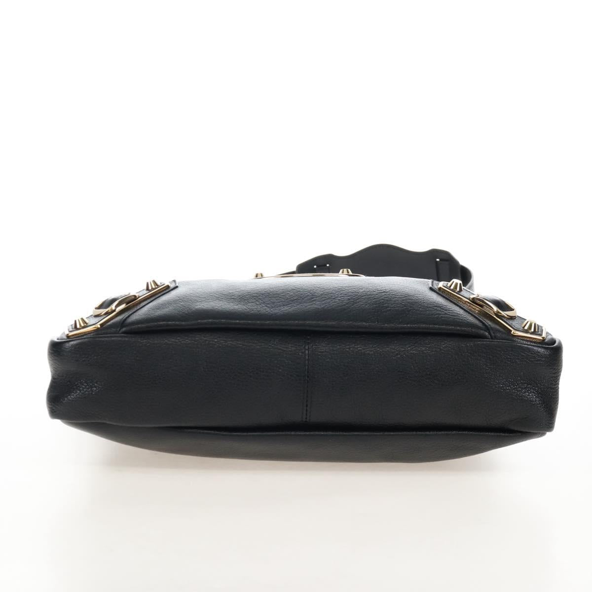 Balenciaga Classic Metallic Edge Town Leather 2way Black 390149 Auth am12980SAM