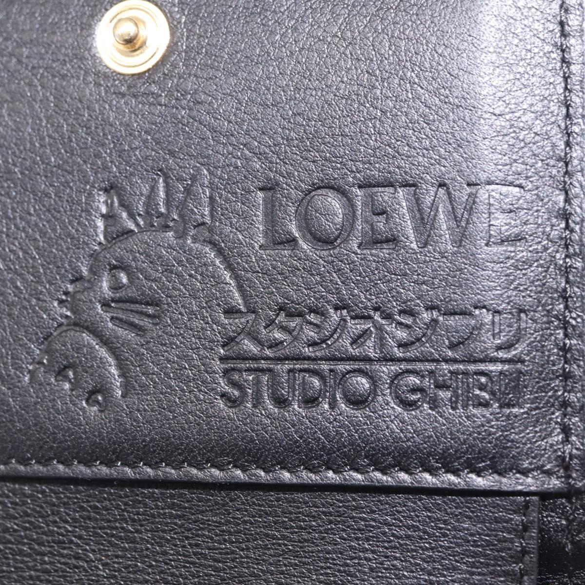 LOEWE Studio Ghibli Spirited Away Bo Mouse Wallet Leather Red Auth am12984SM