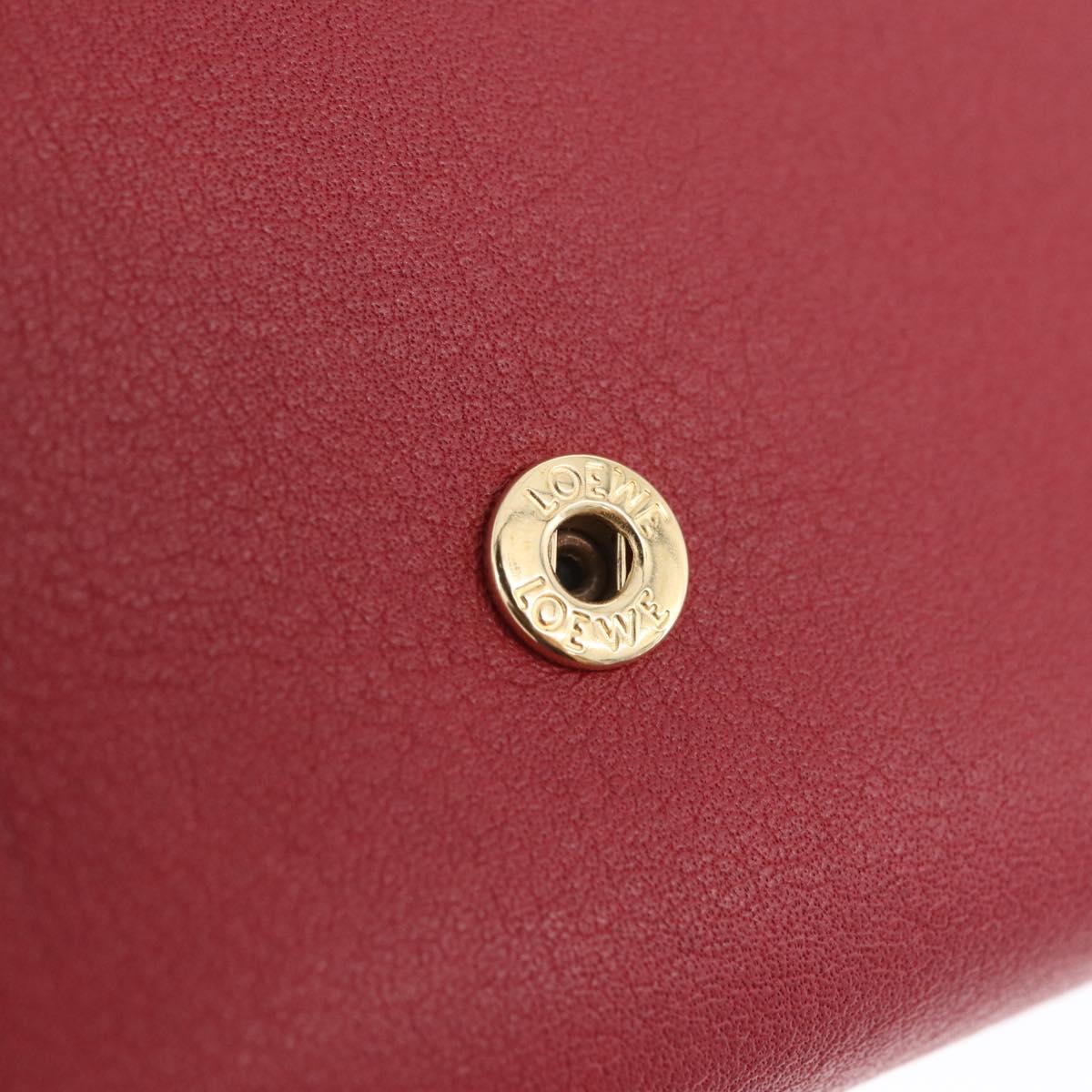 LOEWE Studio Ghibli Spirited Away Bo Mouse Wallet Leather Red Auth am12984SM