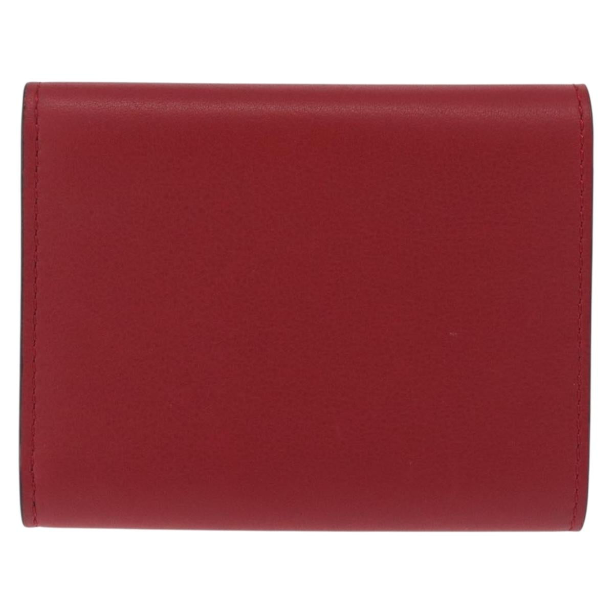 LOEWE Studio Ghibli Spirited Away Bo Mouse Wallet Leather Red Auth am12984SM