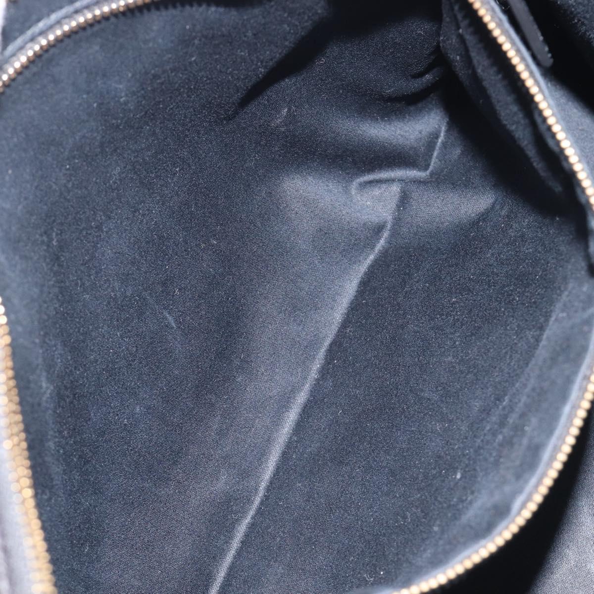 Saint Laurent Cabas Hand Bag Leather 2way Black Gold 311220 Auth am12987V