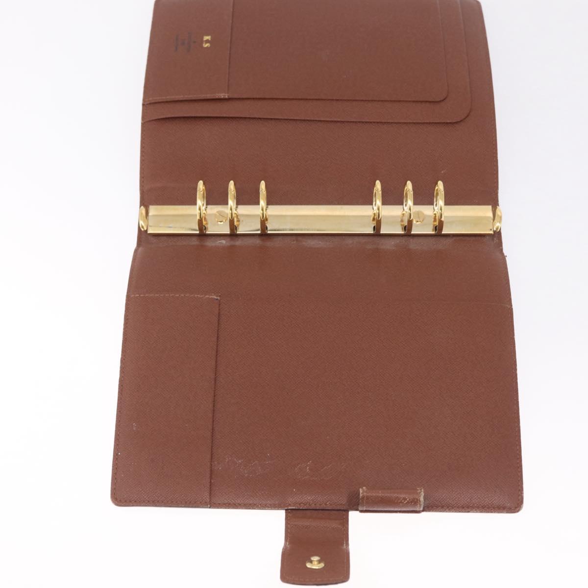 LOUIS VUITTON Monogram Agenda GM Day Planner Cover R20006 LV Auth am13005