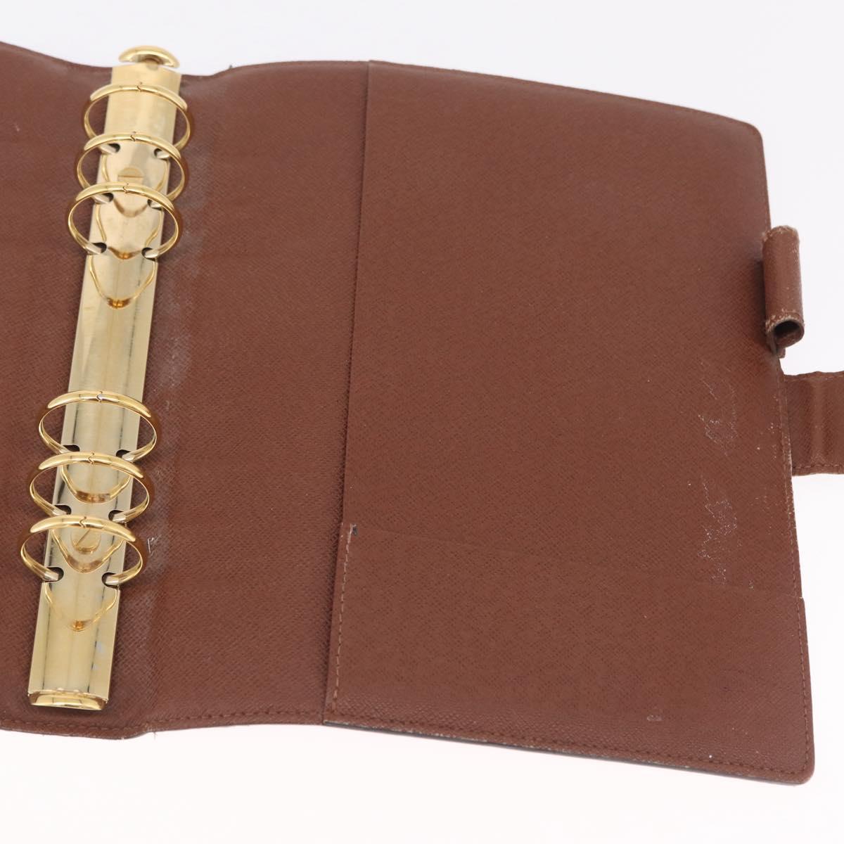 LOUIS VUITTON Monogram Agenda GM Day Planner Cover R20006 LV Auth am13005