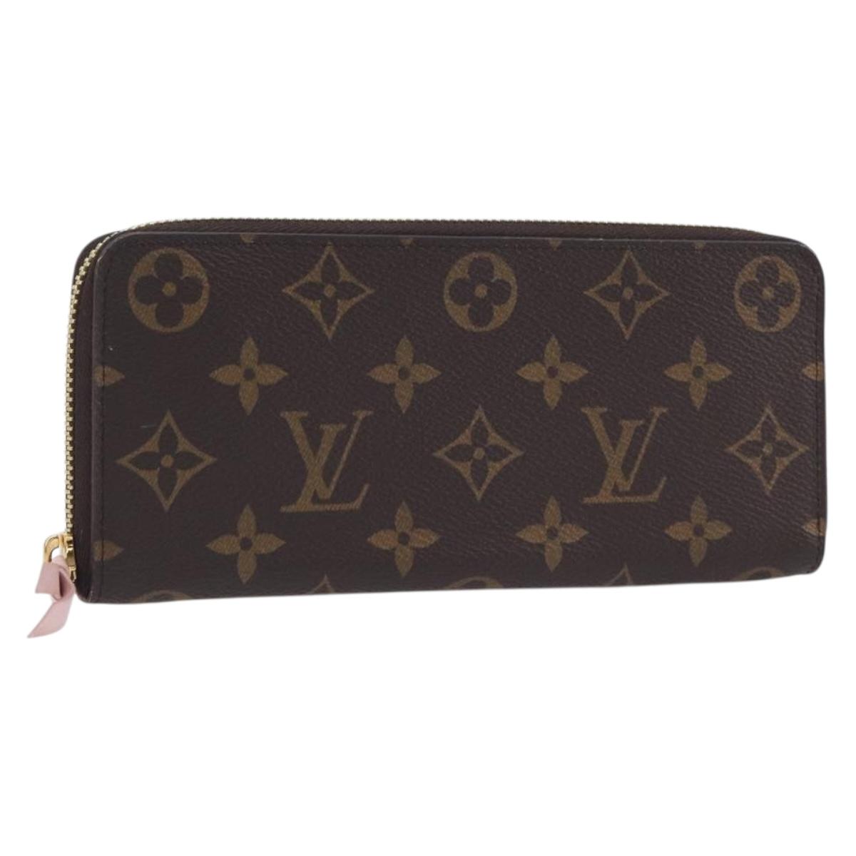 LOUIS VUITTON Monogram Portefeuille Clemence Long Wallet M61298 LV Auth am13017M