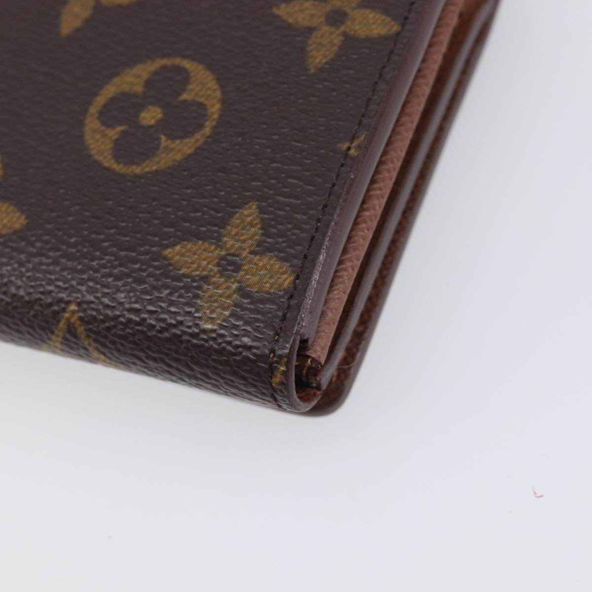 LOUIS VUITTON Monogram Portefeuille Tresor Bifold Wallet M61736 LV Auth am13024V