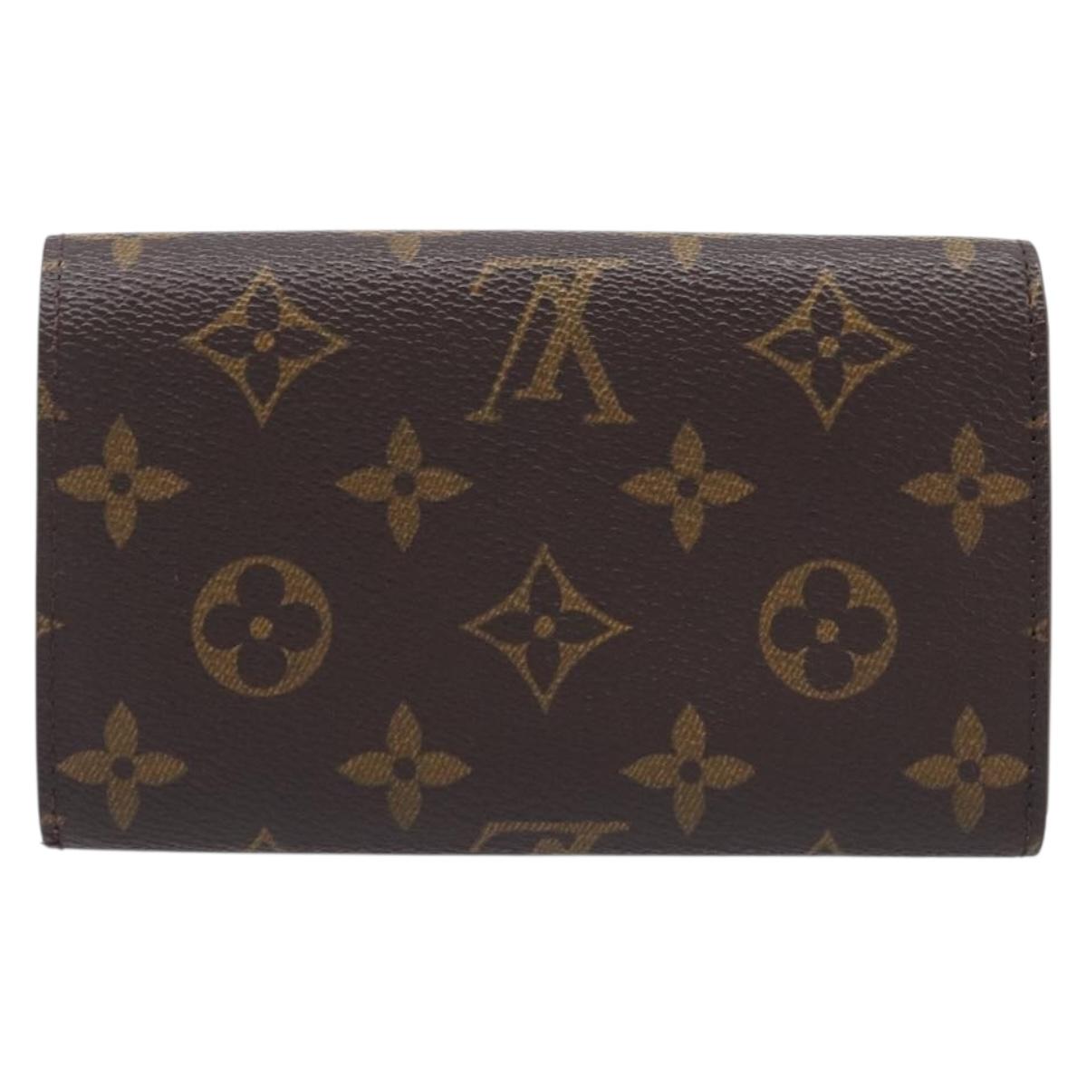 LOUIS VUITTON Monogram Portefeuille Tresor Bifold Wallet M61736 LV Auth am13024V