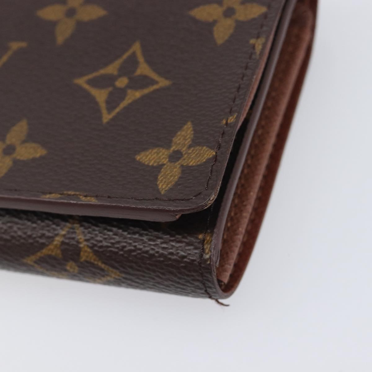 LOUIS VUITTON Monogram Portefeuille Tresor Bifold Wallet M61736 LV Auth am13024V