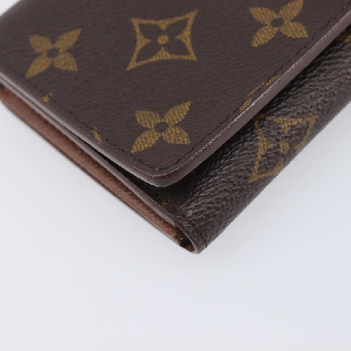 LOUIS VUITTON Monogram Portefeuille Tresor Bifold Wallet M61736 LV Auth am13024V