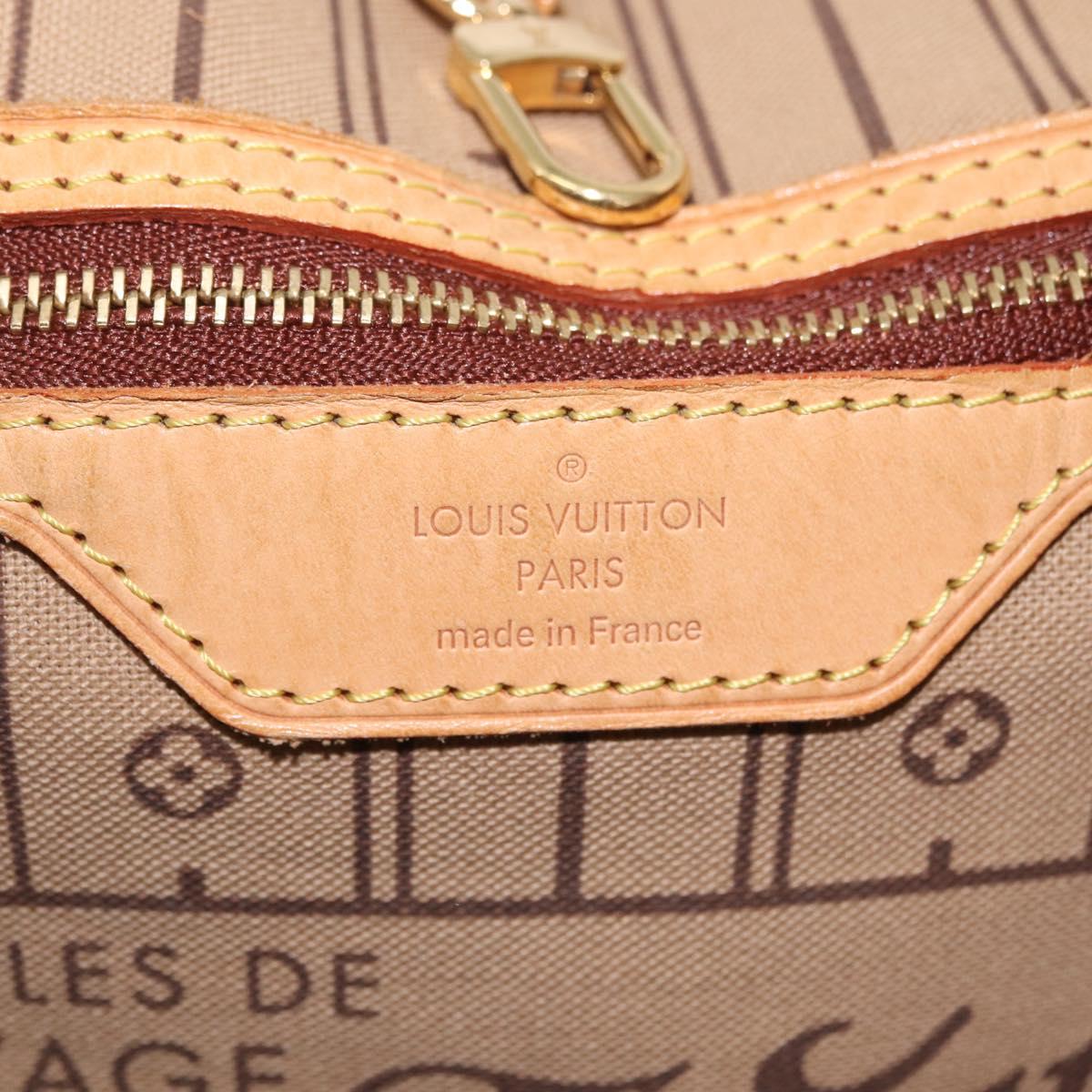 LOUIS VUITTON Monogram Neverfull MM Tote Bag M40156 LV Auth am13077