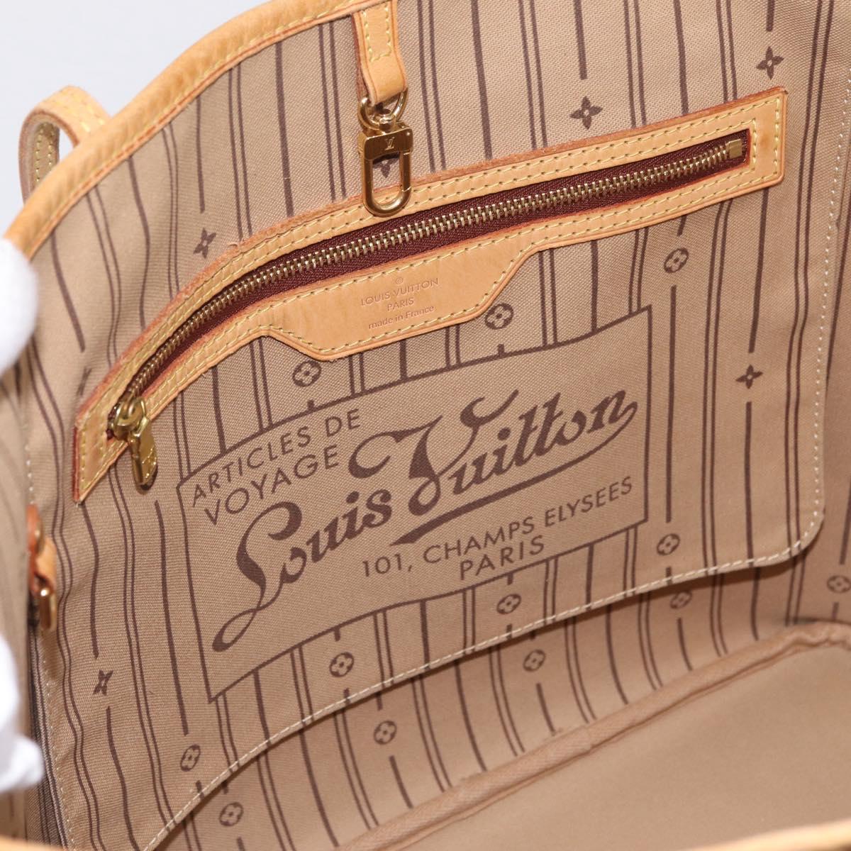 LOUIS VUITTON Monogram Neverfull MM Tote Bag M40156 LV Auth am13077