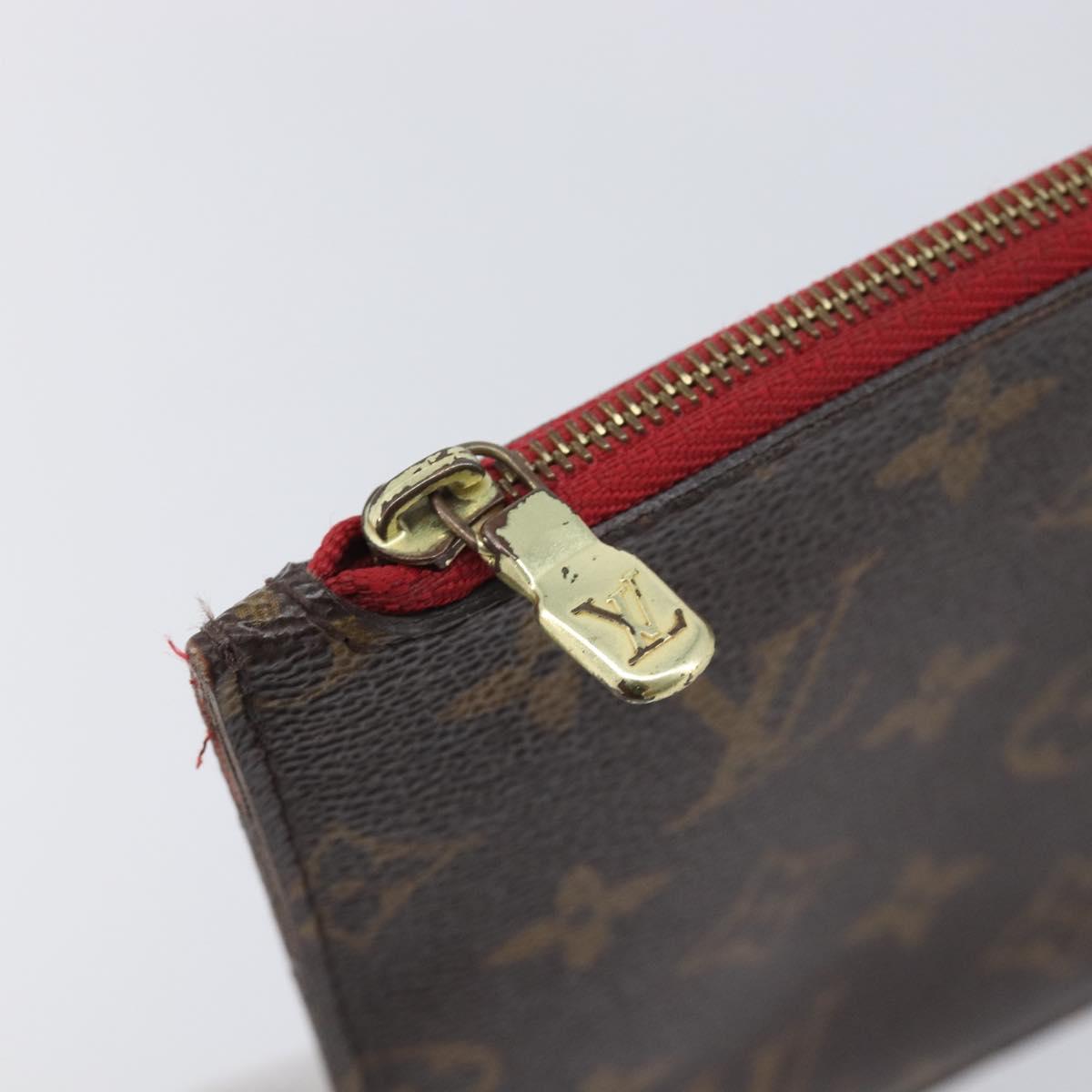 LOUIS VUITTON Monogram Neverfull MM Pouch LV Auth am13087