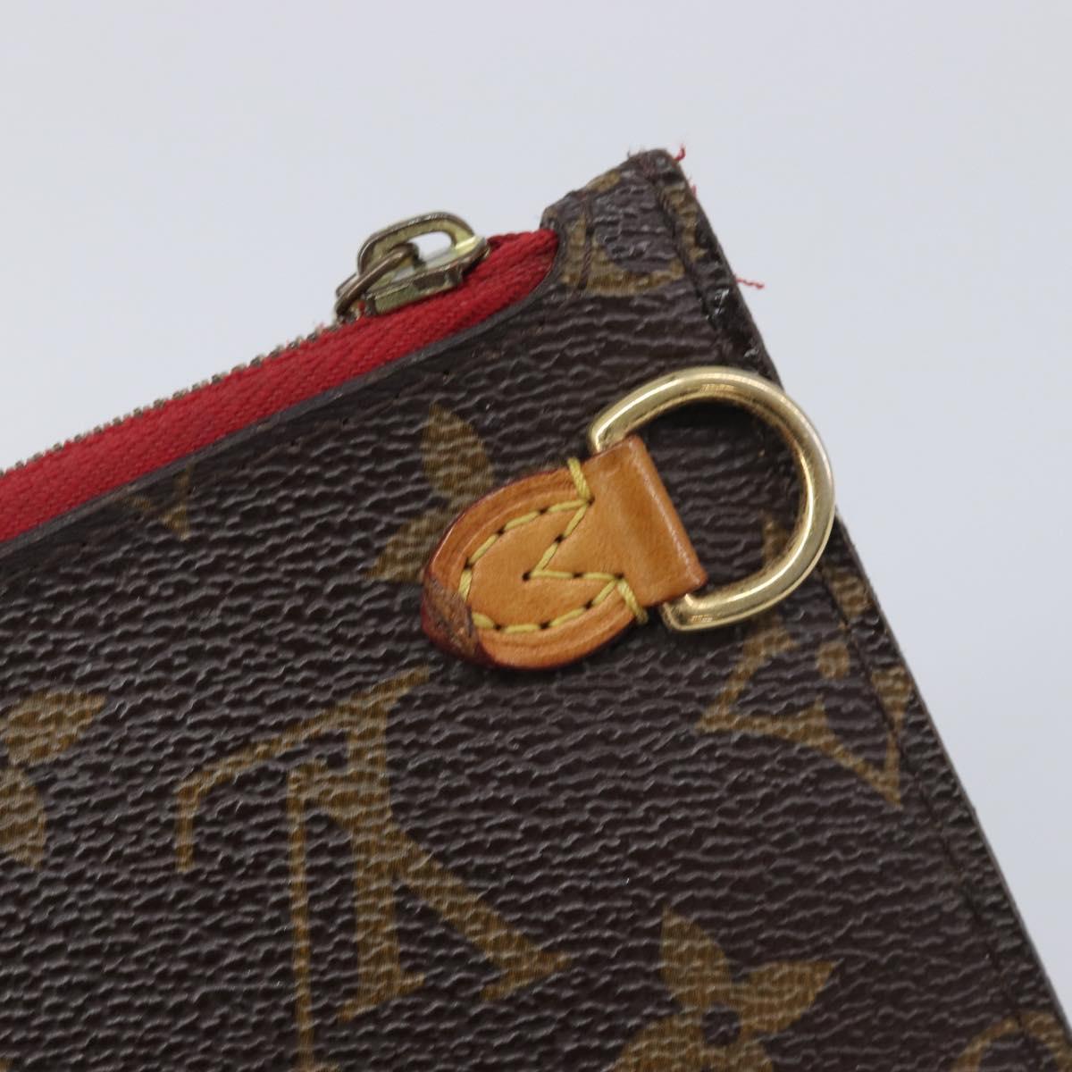 LOUIS VUITTON Monogram Neverfull MM Pouch LV Auth am13087