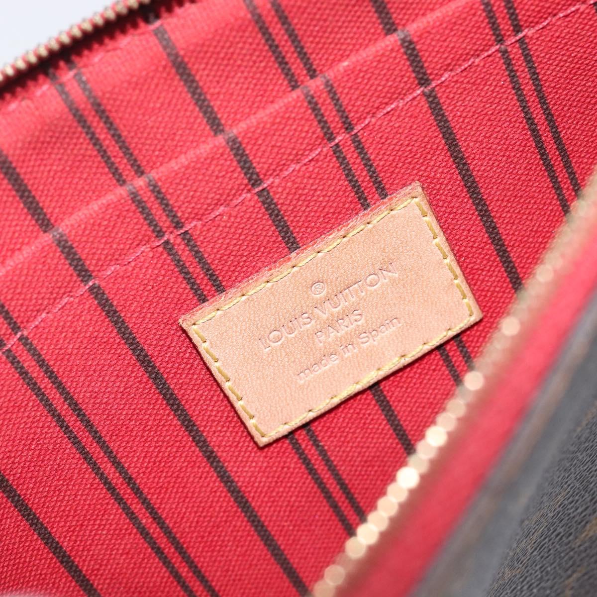LOUIS VUITTON Monogram Neverfull MM Pouch LV Auth am13087