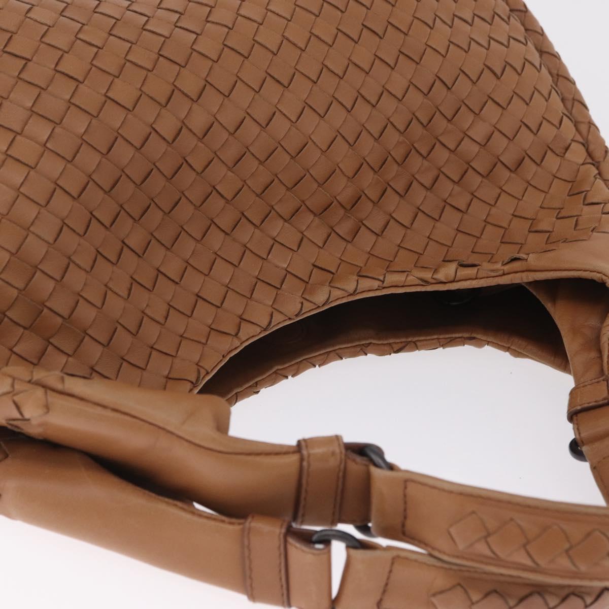 Bottega Veneta INTRECCIATO Campana Shoulder Bag Leather 125787 Auth am13103V