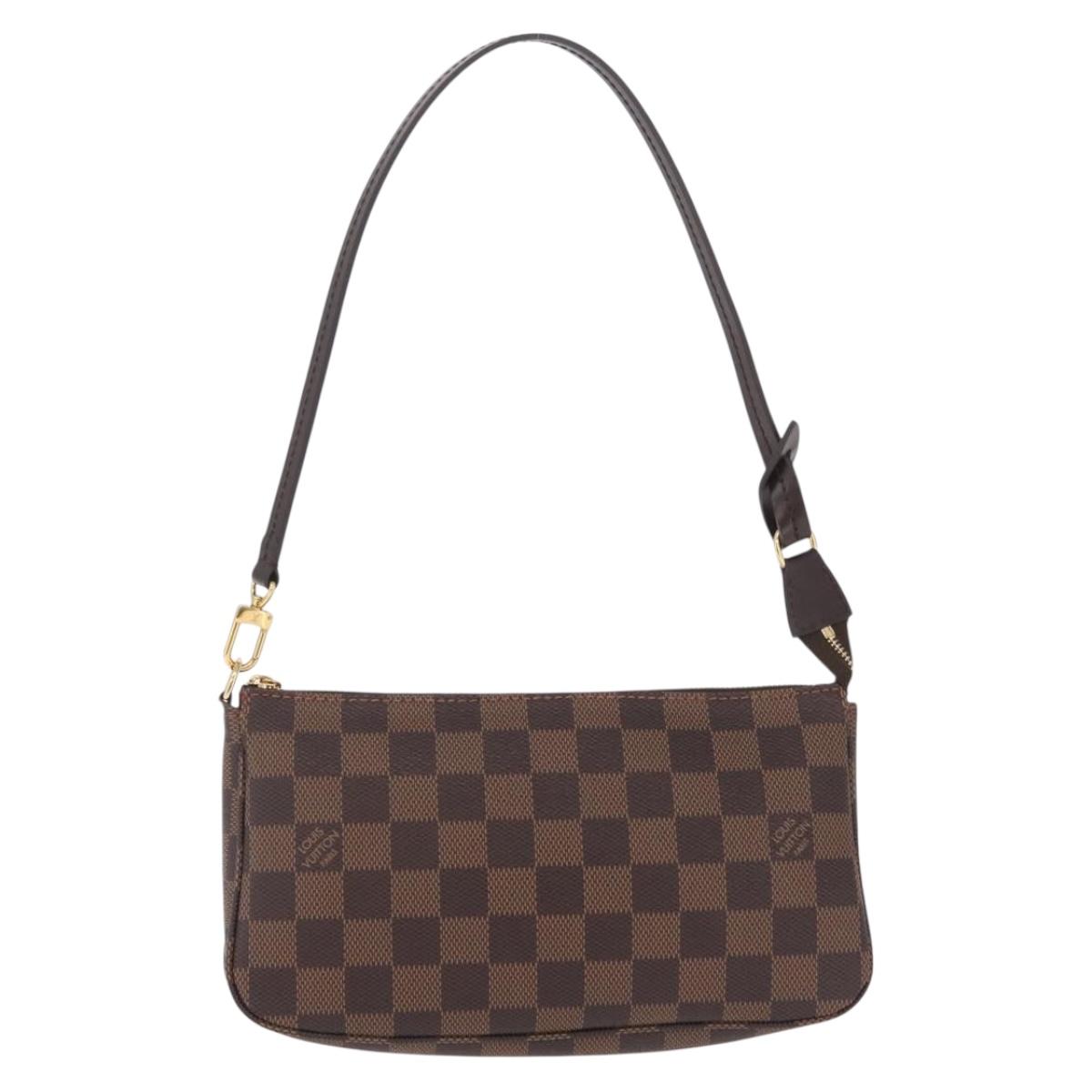 LOUIS VUITTON Damier Ebene Pochette Accessoires Pouch N41206 LV Auth am13111M