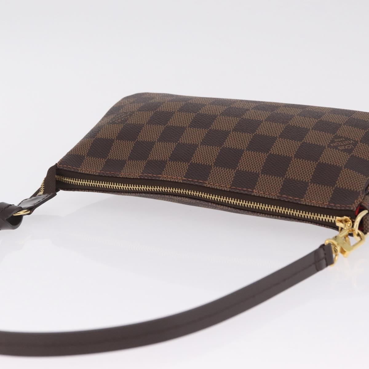 LOUIS VUITTON Damier Ebene Pochette Accessoires Pouch N41206 LV Auth am13111M