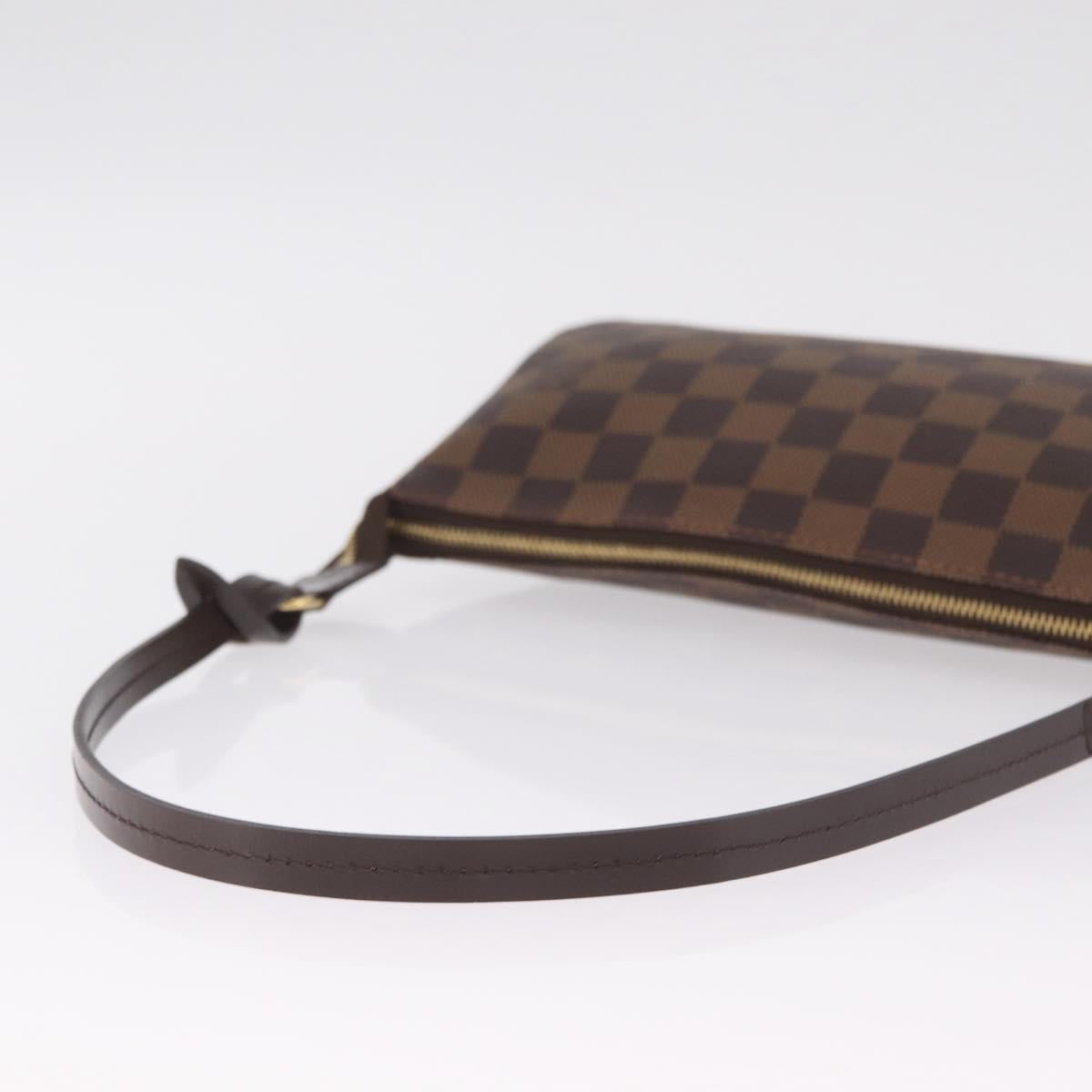 LOUIS VUITTON Damier Ebene Pochette Accessoires Pouch N41206 LV Auth am13111M