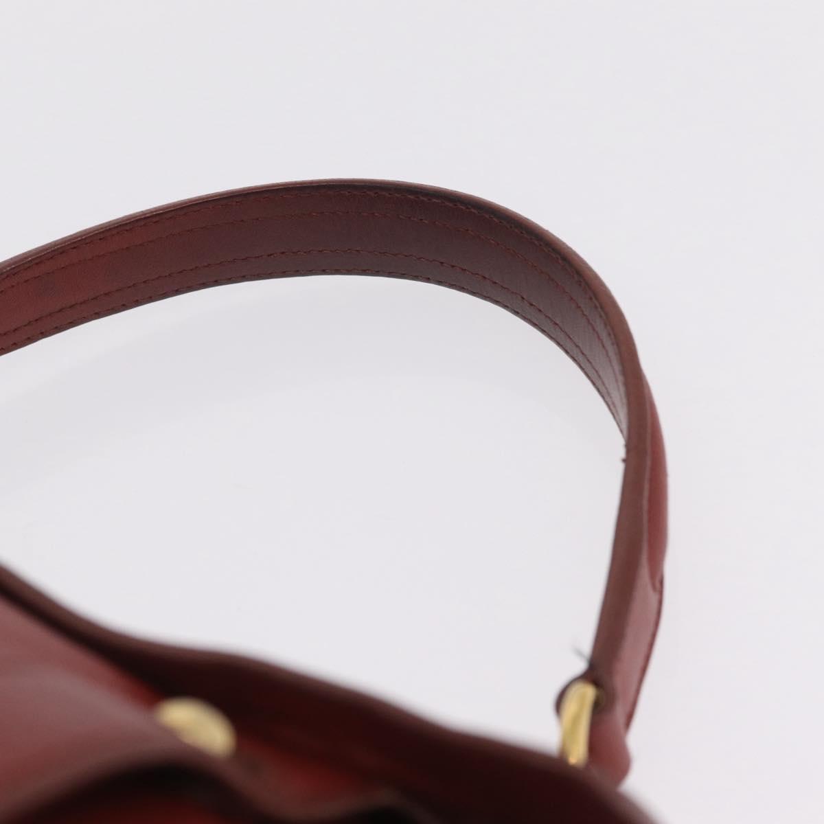 Saint Laurent Muse To Hand Bag Leather Brown Gold Tone 229680 Auth am13115A