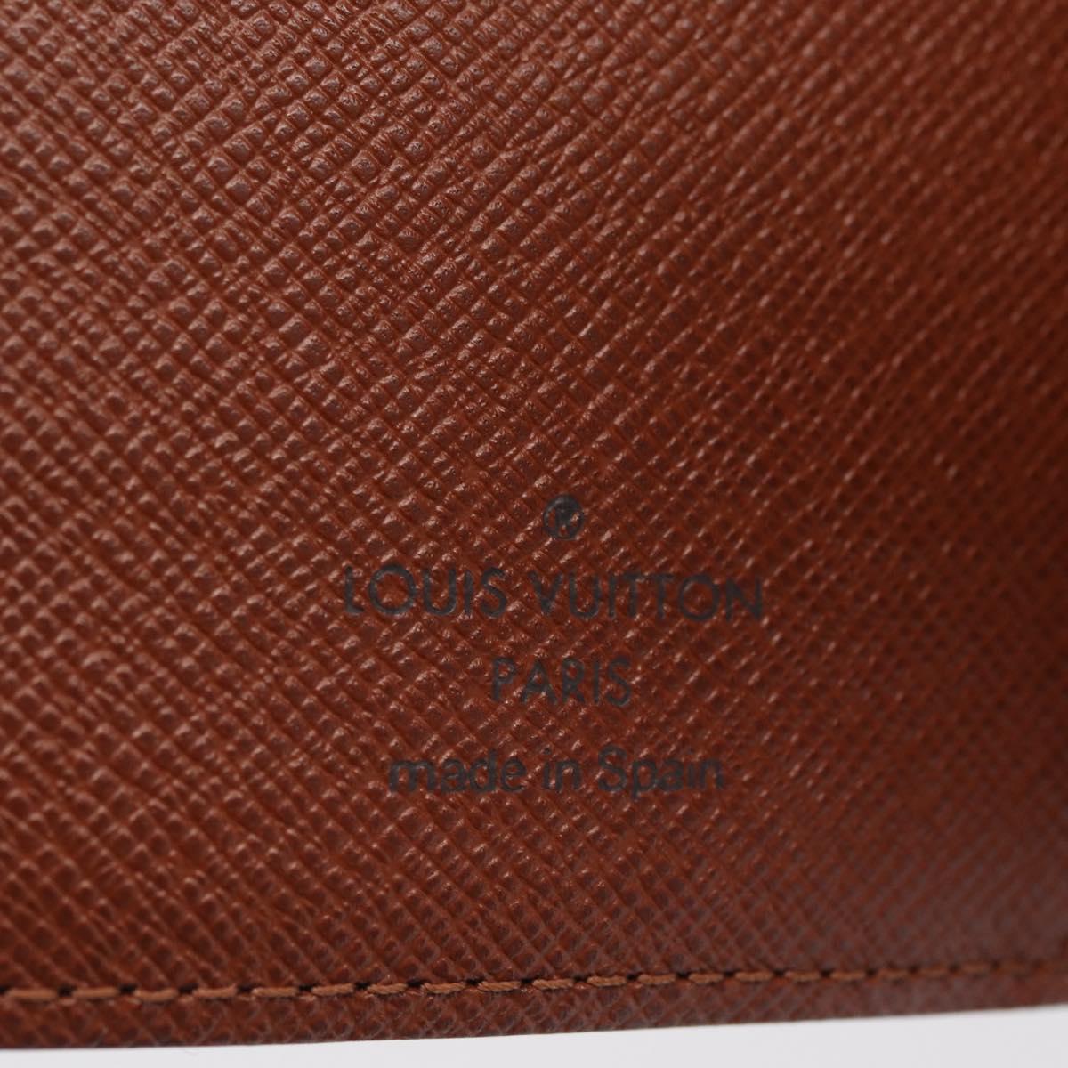 LOUIS VUITTON Monogram Agenda PM Day Planner Cover R20005 LV Auth am13123V
