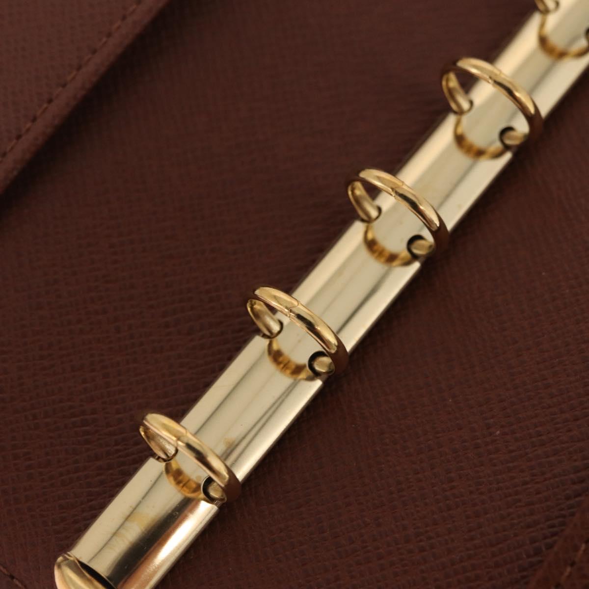 LOUIS VUITTON Monogram Agenda PM Day Planner Cover R20005 LV Auth am13123V