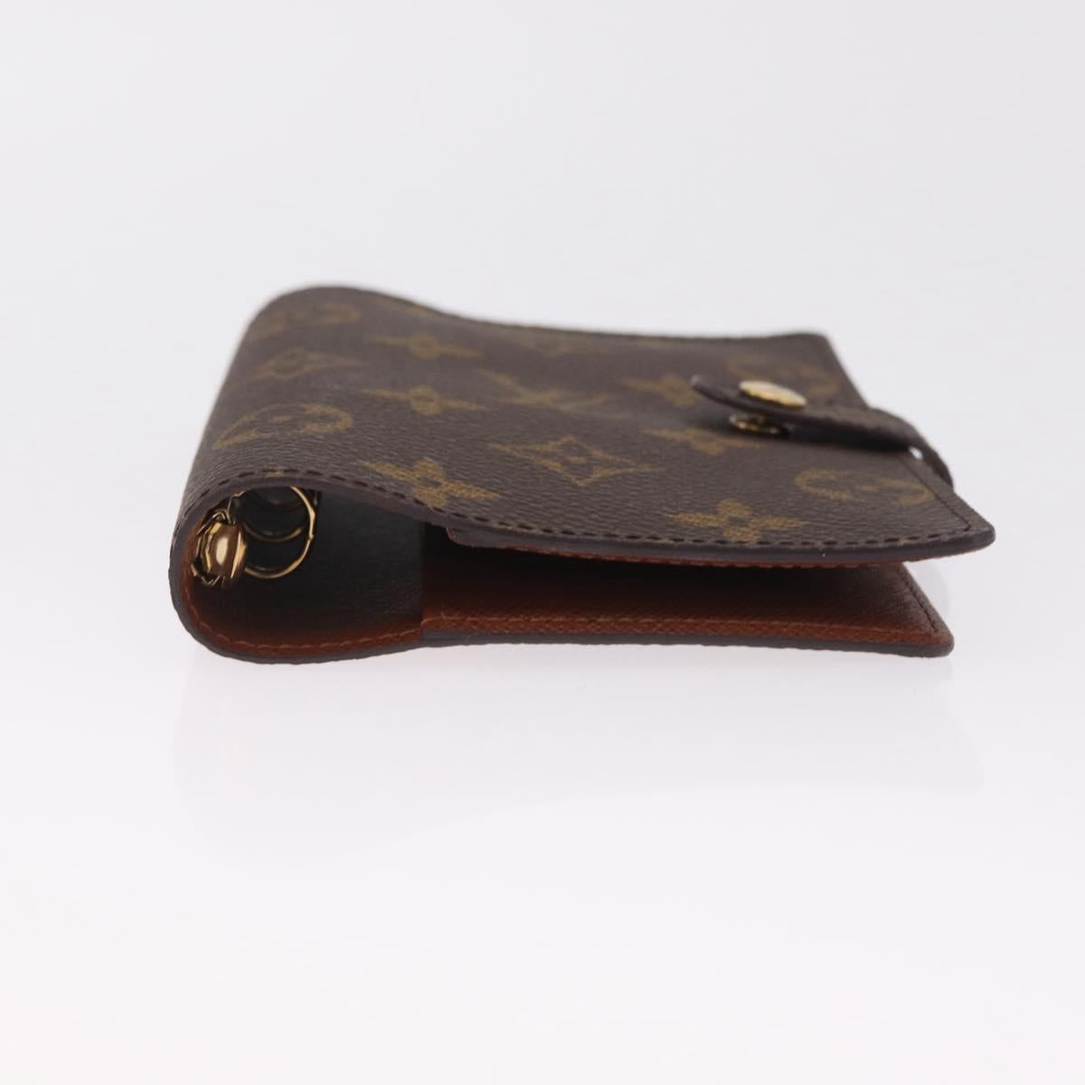 LOUIS VUITTON Monogram Agenda PM Day Planner Cover R20005 LV Auth am13123V