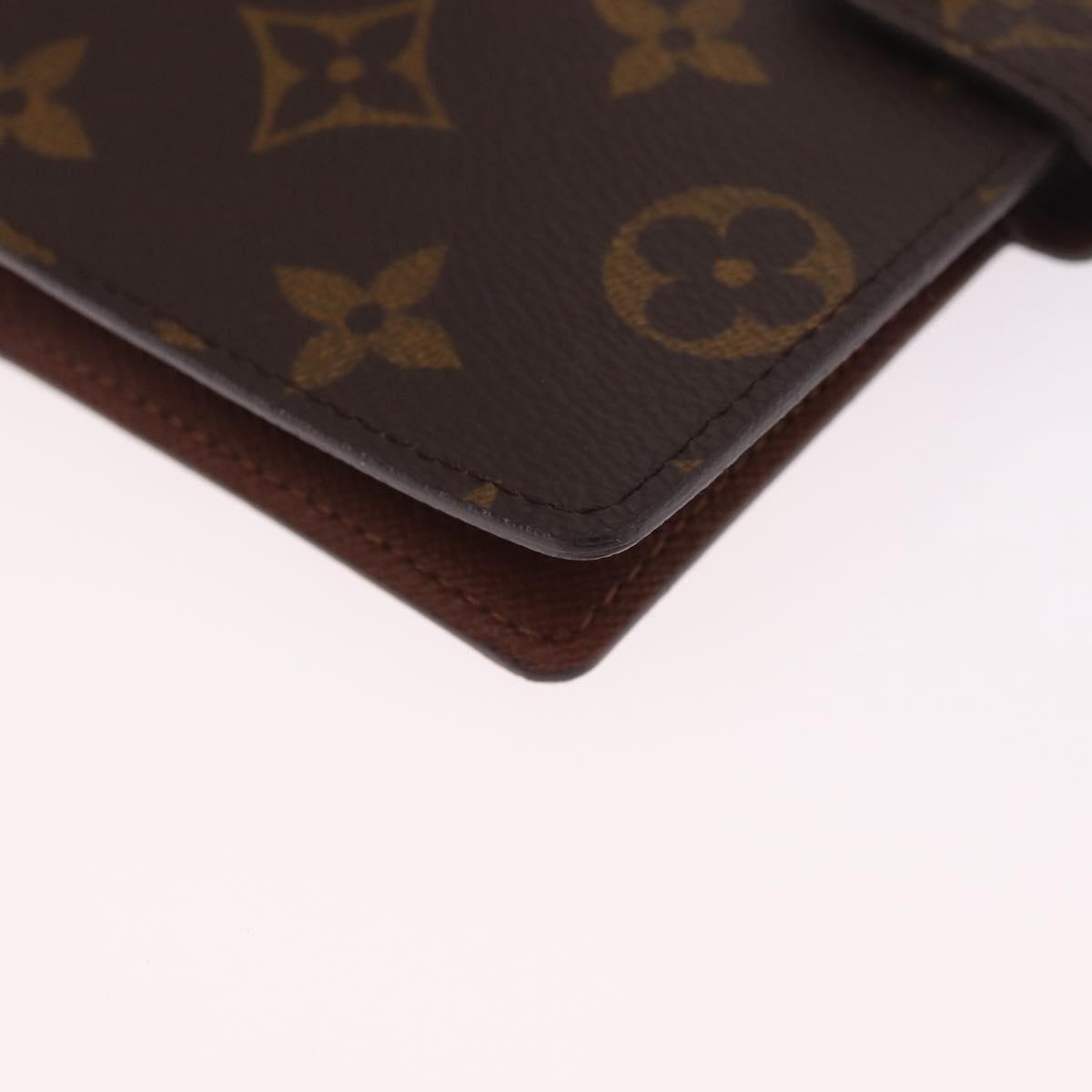 LOUIS VUITTON Monogram Agenda PM Day Planner Cover R20005 LV Auth am13123V