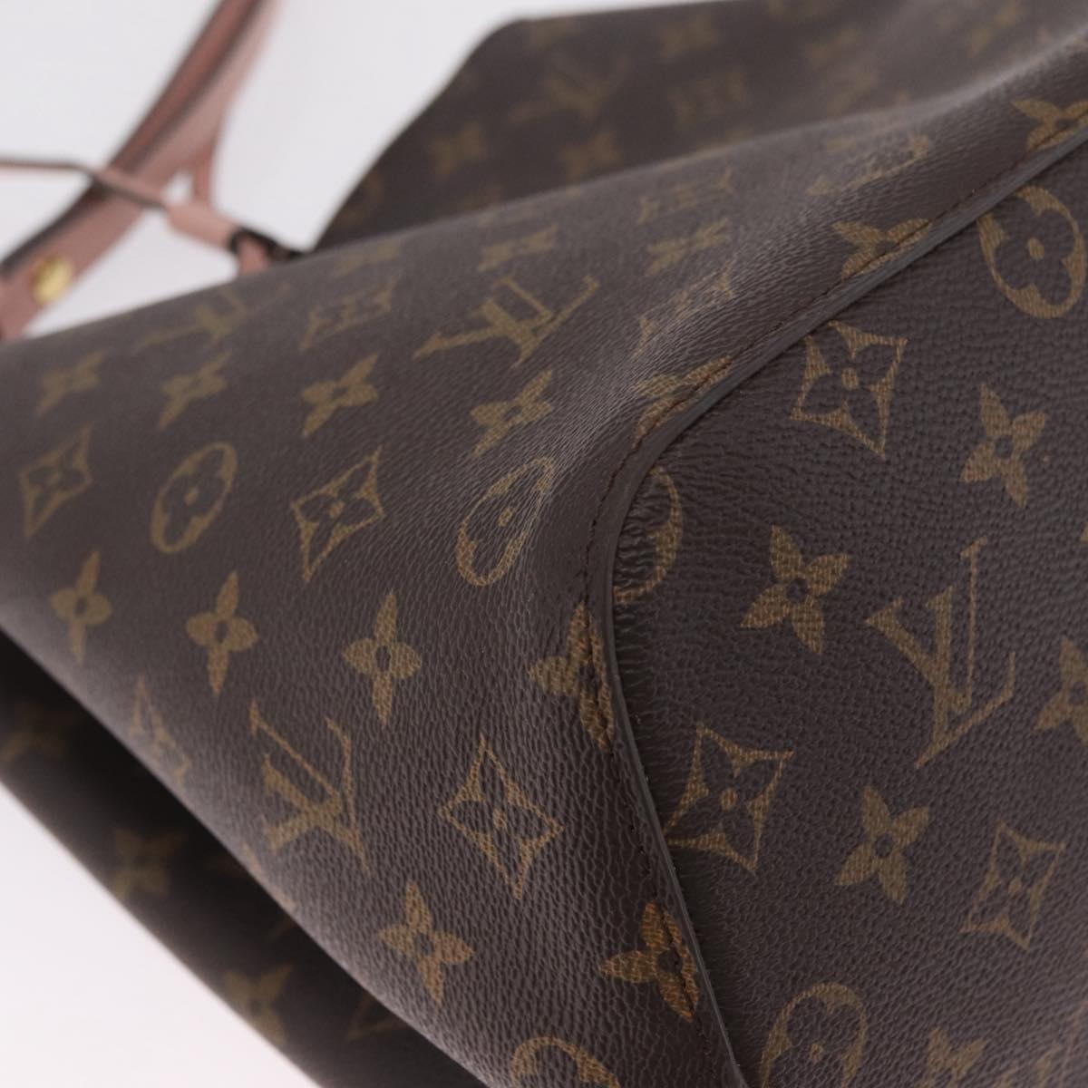 LOUIS VUITTON Monogram Neo Noe Shoulder Bag Pink M44022 LV Auth am13131V