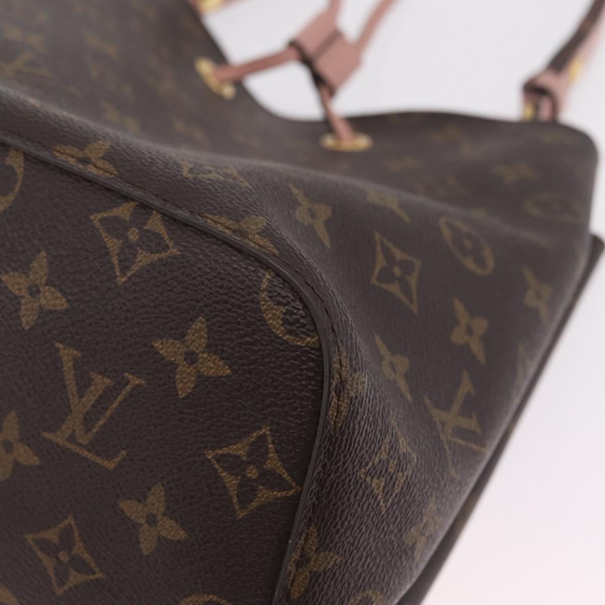 LOUIS VUITTON Monogram Neo Noe Shoulder Bag Pink M44022 LV Auth am13131V