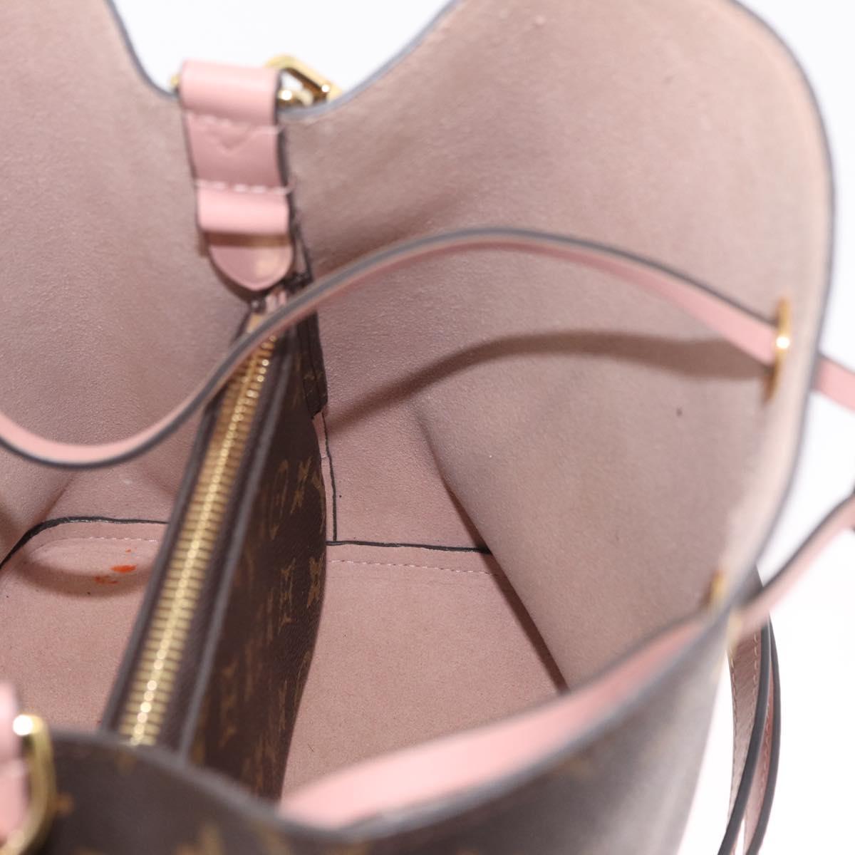 LOUIS VUITTON Monogram Neo Noe Shoulder Bag Pink M44022 LV Auth am13131V