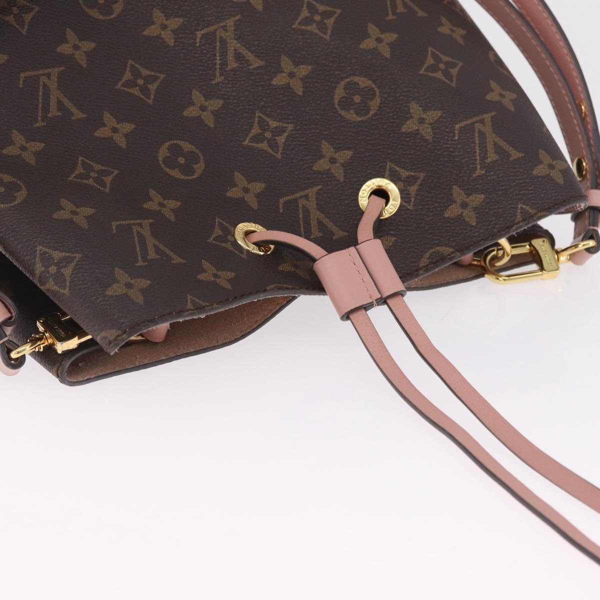 LOUIS VUITTON Monogram Neo Noe Shoulder Bag Pink M44022 LV Auth am13131V