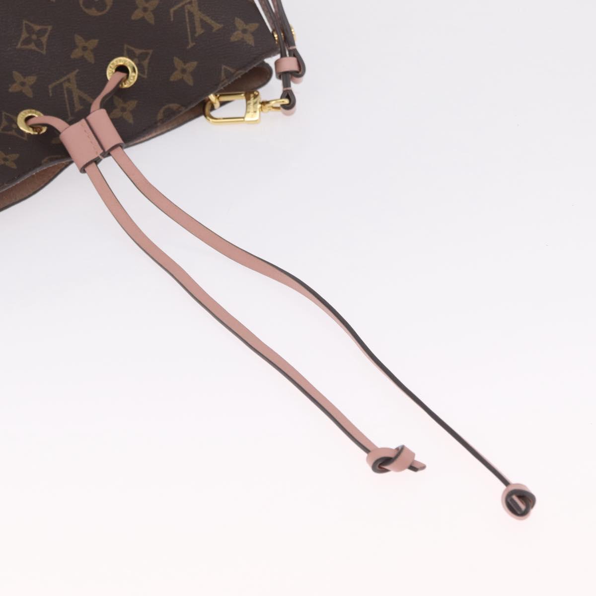 LOUIS VUITTON Monogram Neo Noe Shoulder Bag Pink M44022 LV Auth am13131V