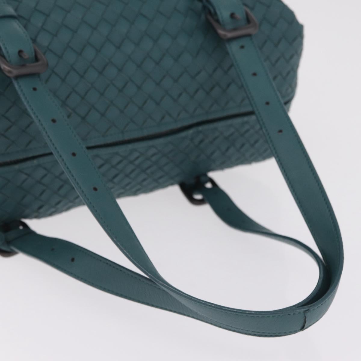 Bottega Veneta INTRECCIATO Hand Bag Leather Green Auth am13135V