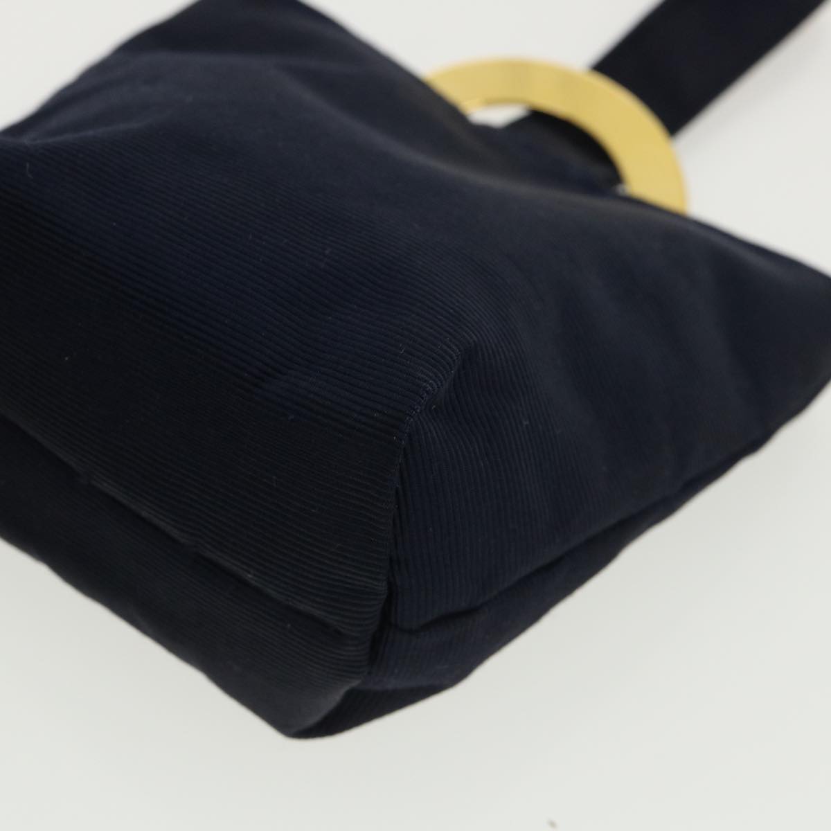 CELINE Circle Pouch Navy Auth am3209