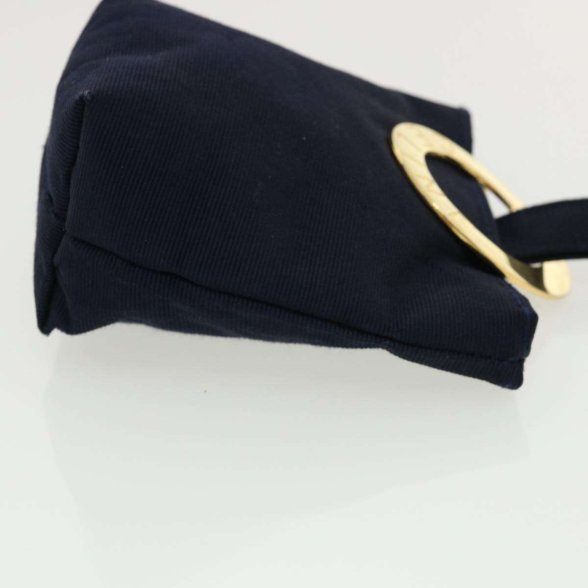 CELINE Circle Pouch Navy Auth am3209