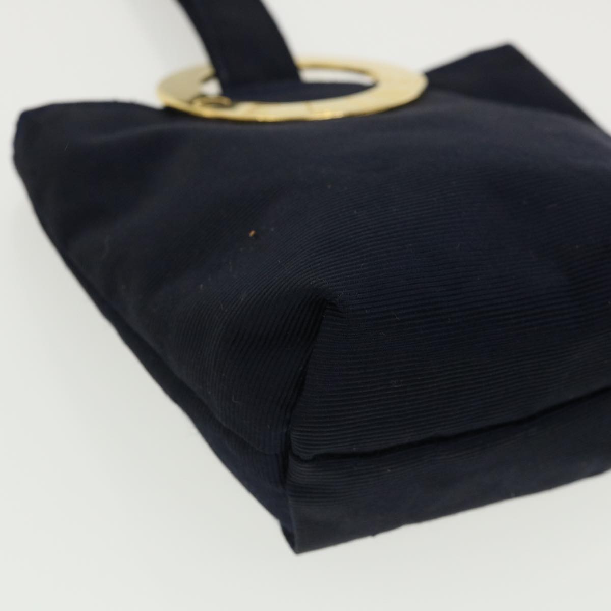 CELINE Circle Pouch Navy Auth am3209