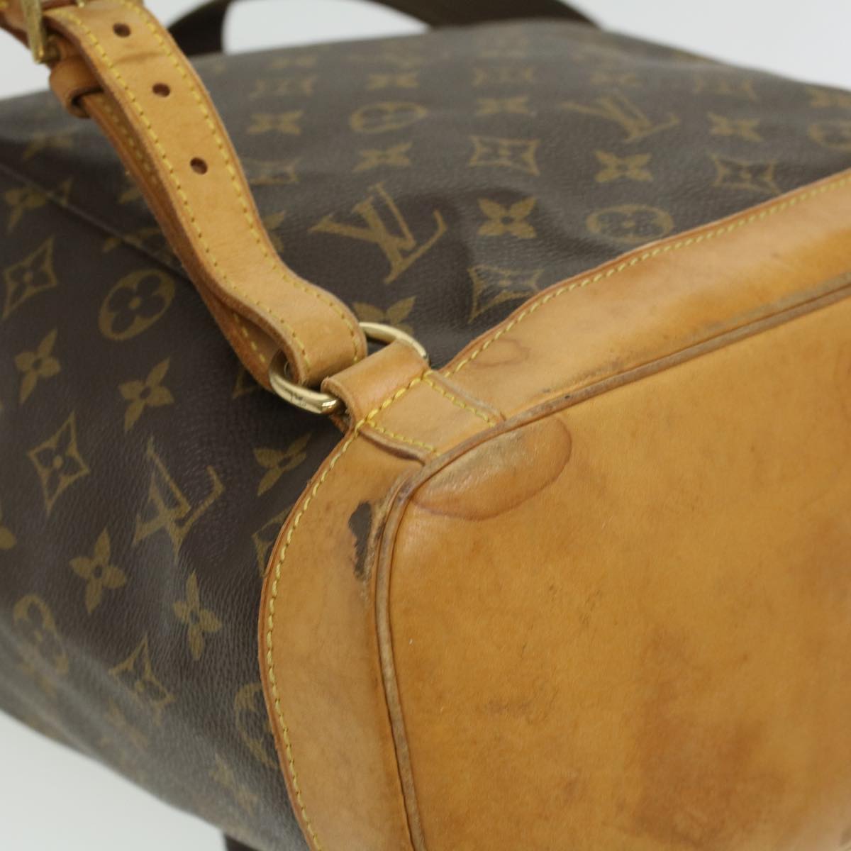 LOUIS VUITTON Monogram Montsouris GM Backpack M51135 LV Auth am3430