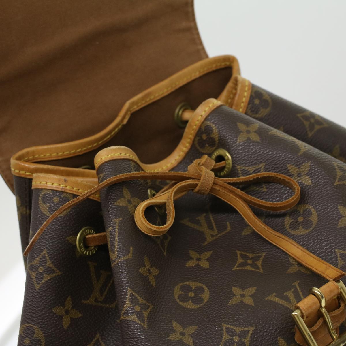 LOUIS VUITTON Monogram Montsouris GM Backpack M51135 LV Auth am3430