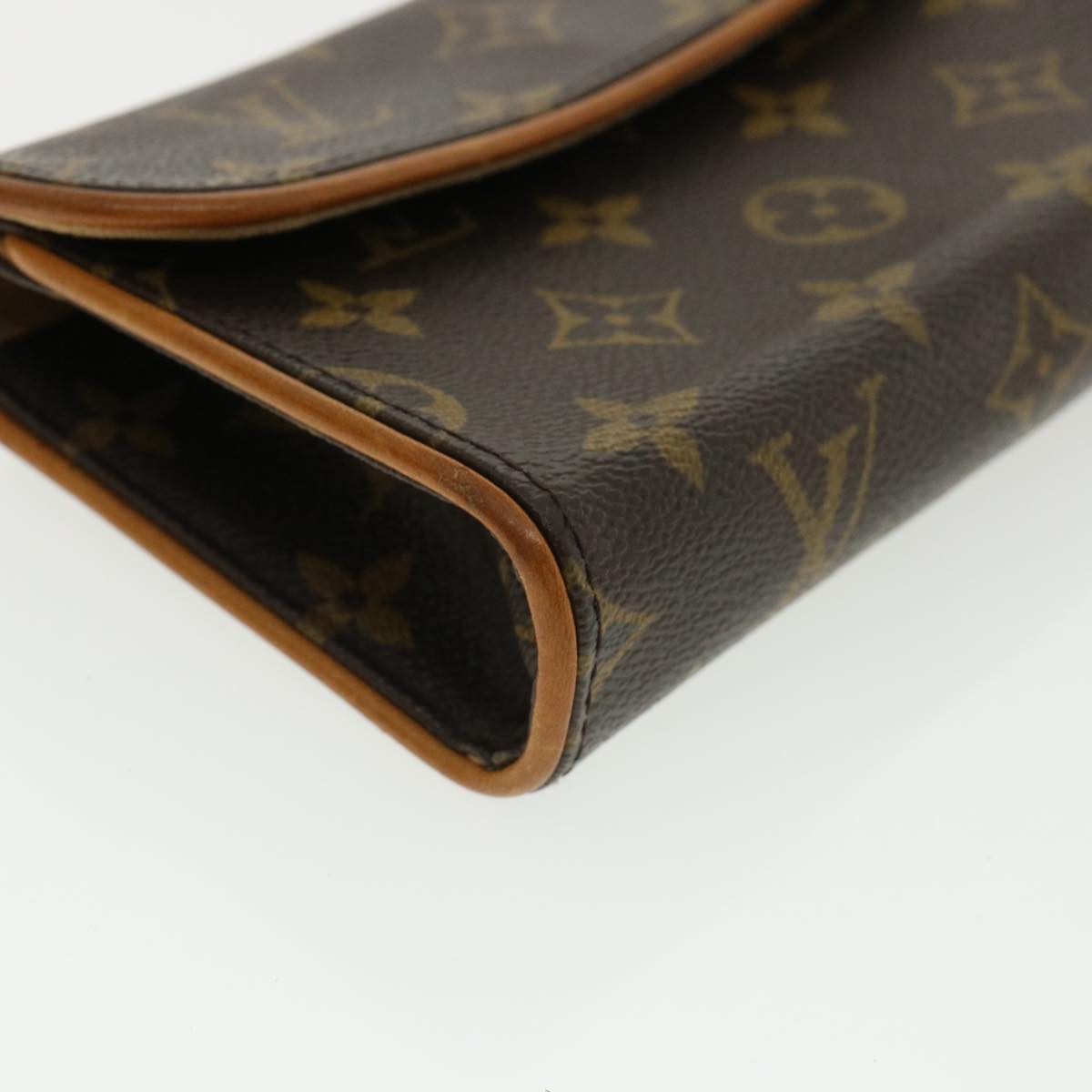 LOUIS VUITTON Monogram Pochette Florentine Waist Bag M51855 LV Auth am3493