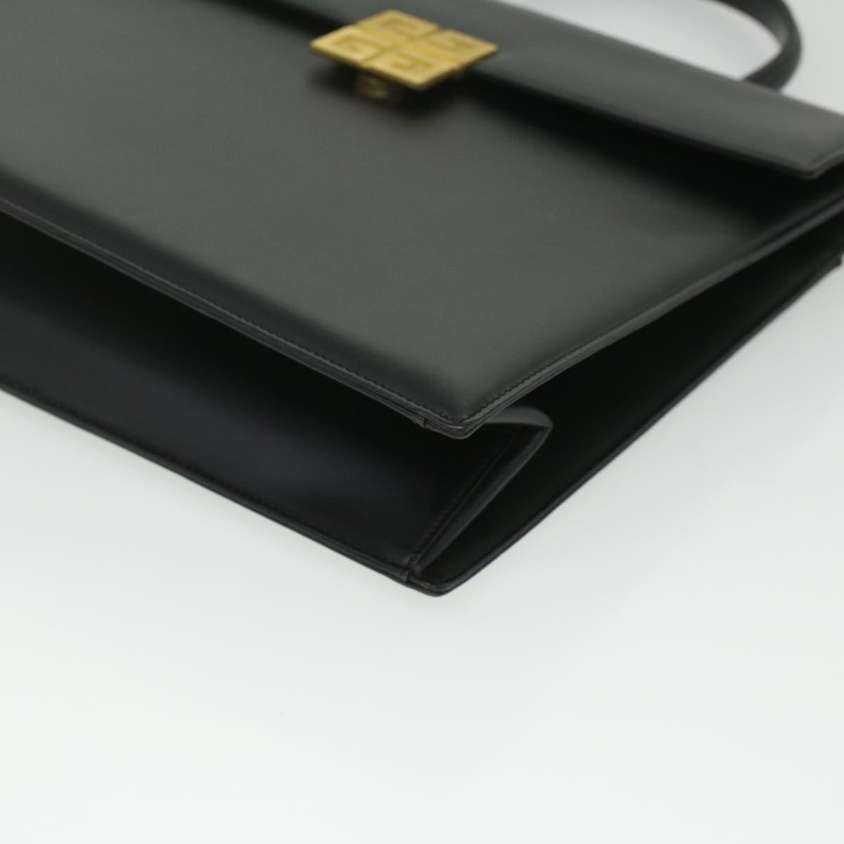 GIVENCHY Shoulder Bag Leather 2way Black Auth am3821