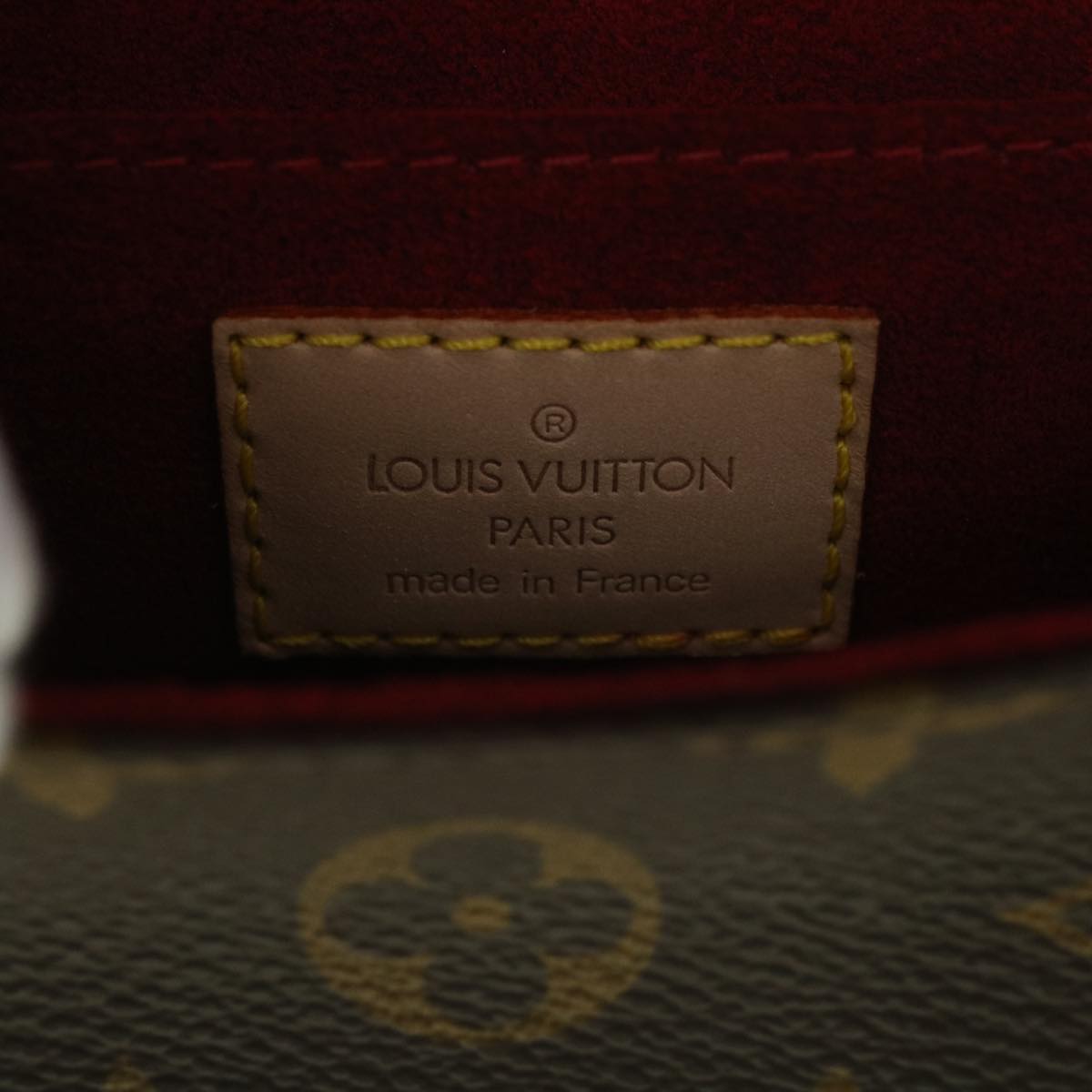 LOUIS VUITTON Monogram Tambourine Shoulder Bag M51179 LV Auth am3965SA