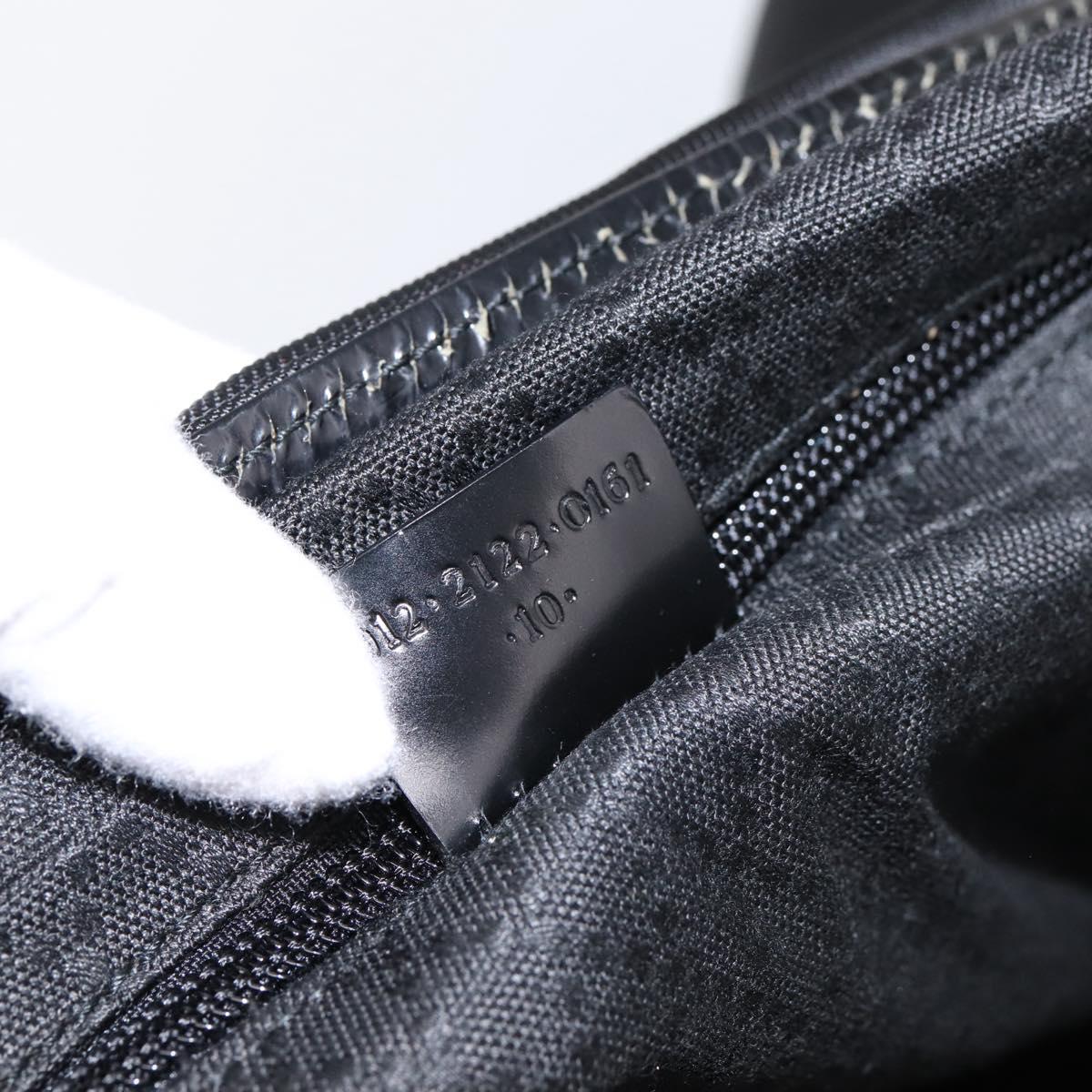 GUCCI Boston Bag Nylon Black 012 2122 0161 10 Auth am4144