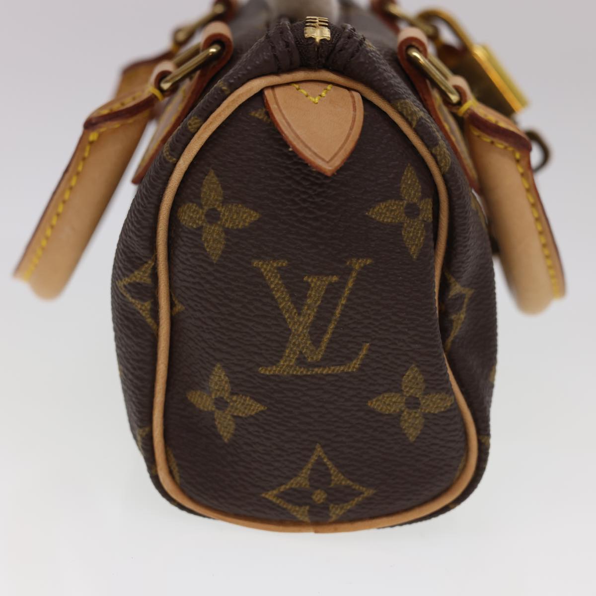 LOUIS VUITTON Monogram Mini Speedy Hand Bag M41534 LV Auth am4166SAV