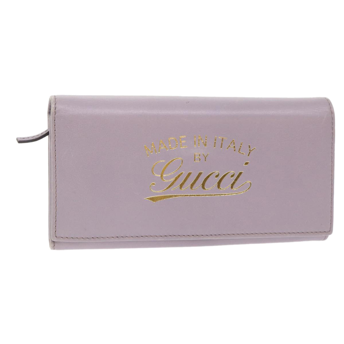 GUCCI Swing Wallet Leather Purple 310021 Auth am4638