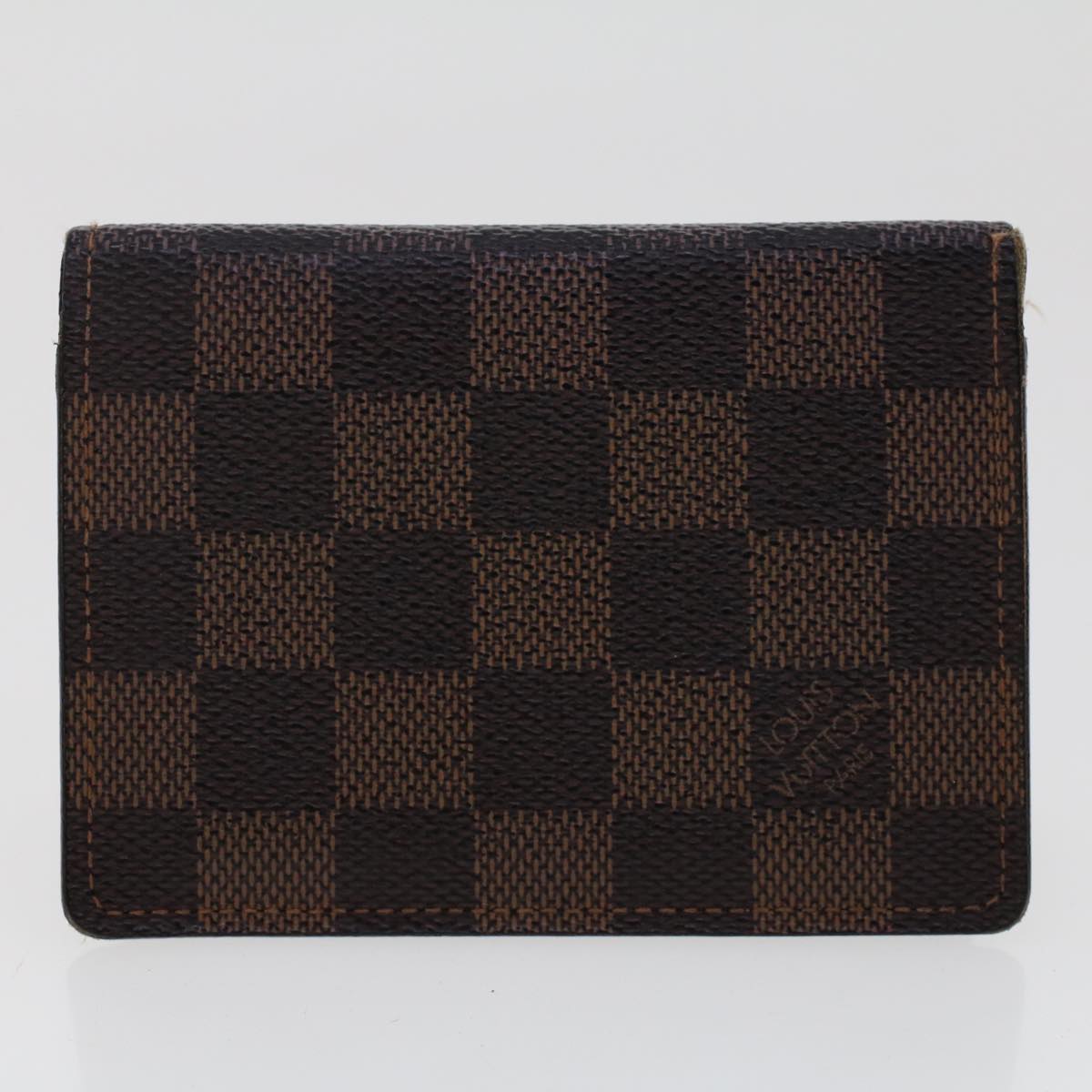 LOUIS VUITTON Monogram Damier Ebene Pouch Wallet 6Set LV Auth am4694