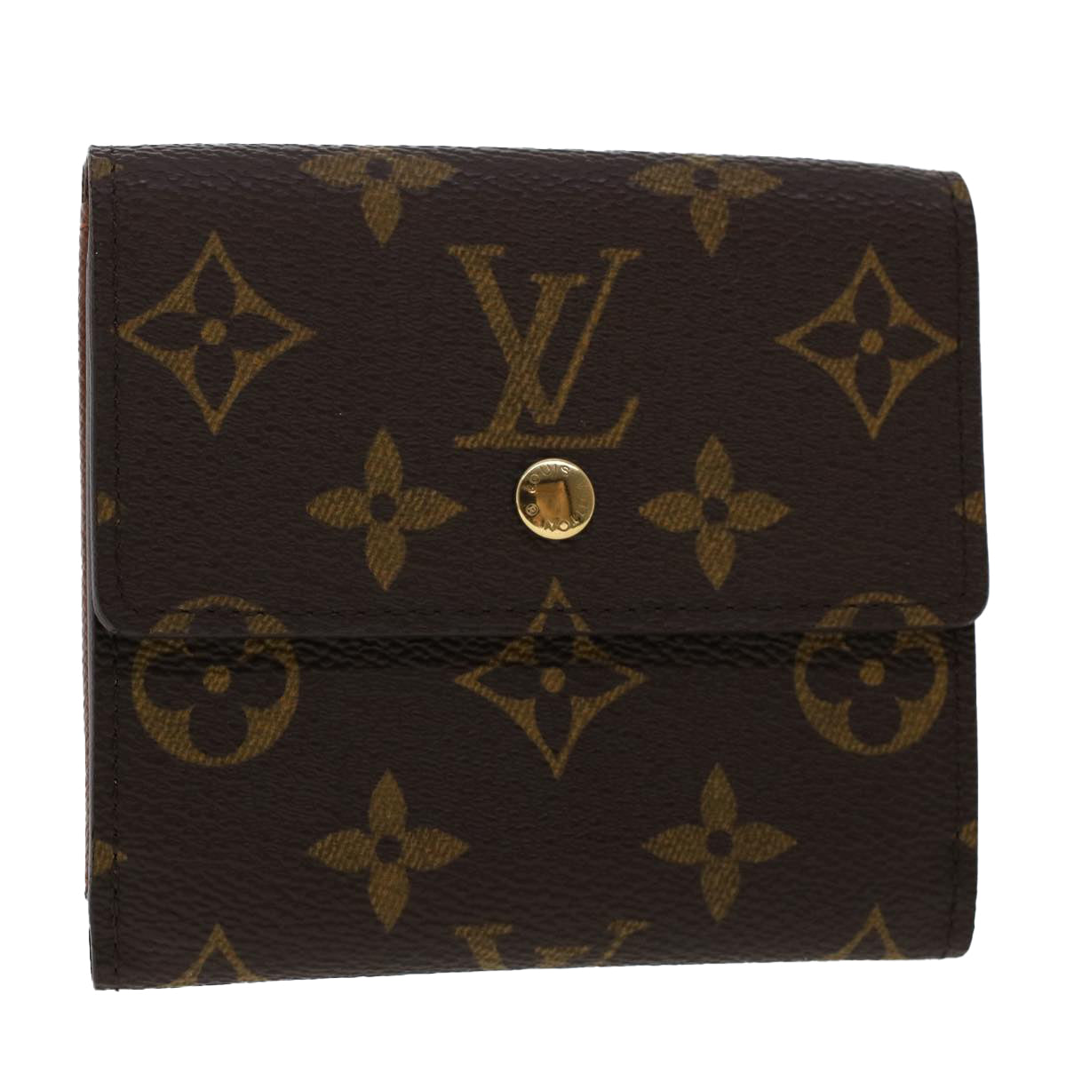 LOUIS VUITTON Monogram Porte Monnaie Bier Cartes Crdit Wallet M61652 LV am4717