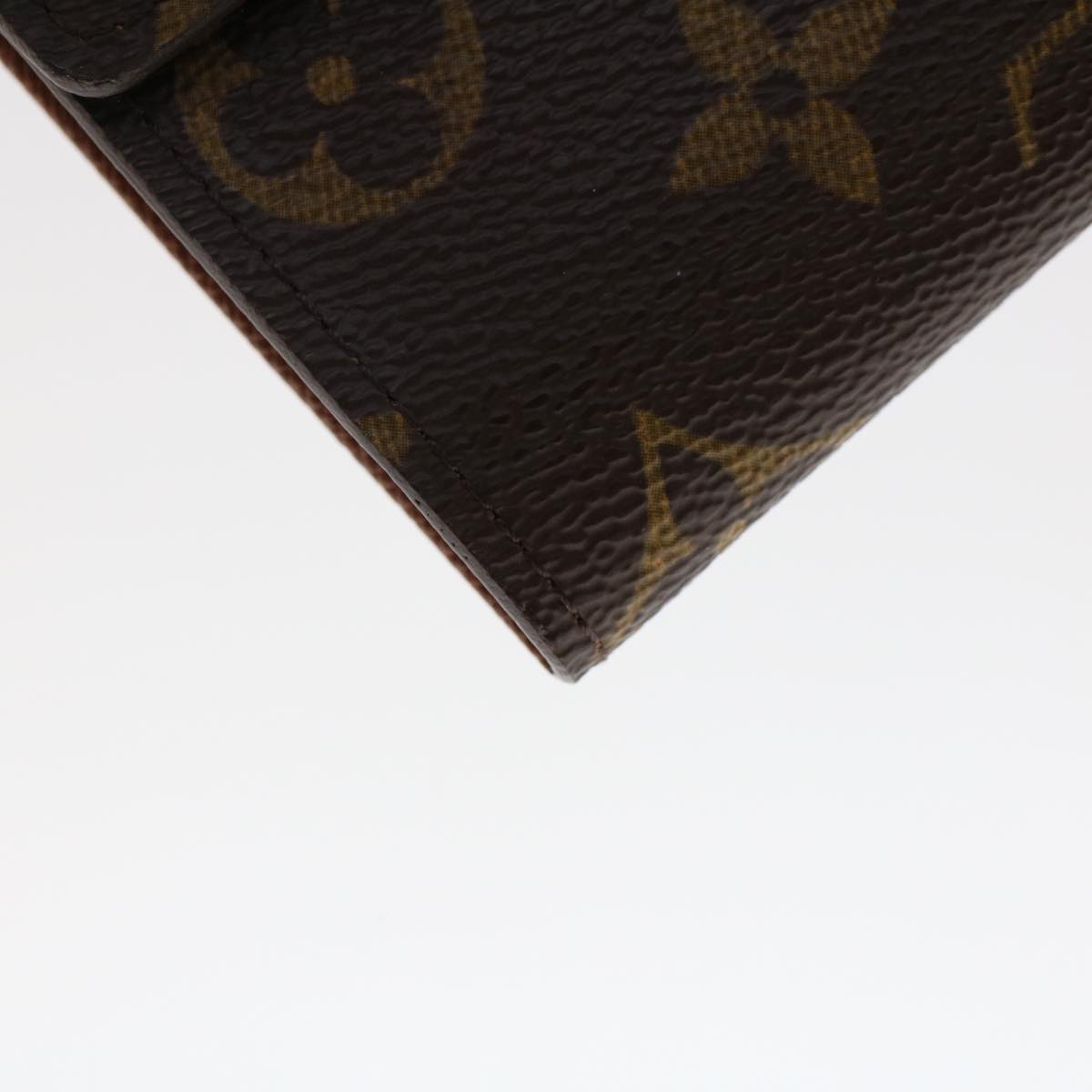 LOUIS VUITTON Monogram Porte Monnaie Bier Cartes Crdit Wallet M61652 LV am4717