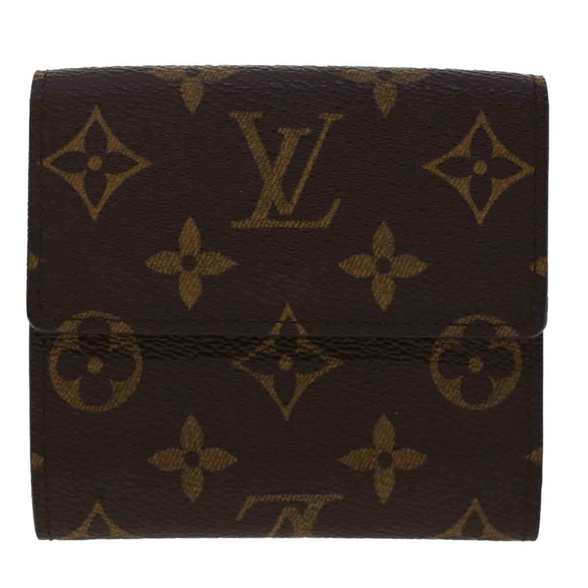 LOUIS VUITTON Monogram Porte Monnaie Bier Cartes Crdit Wallet M61652 LV am4717