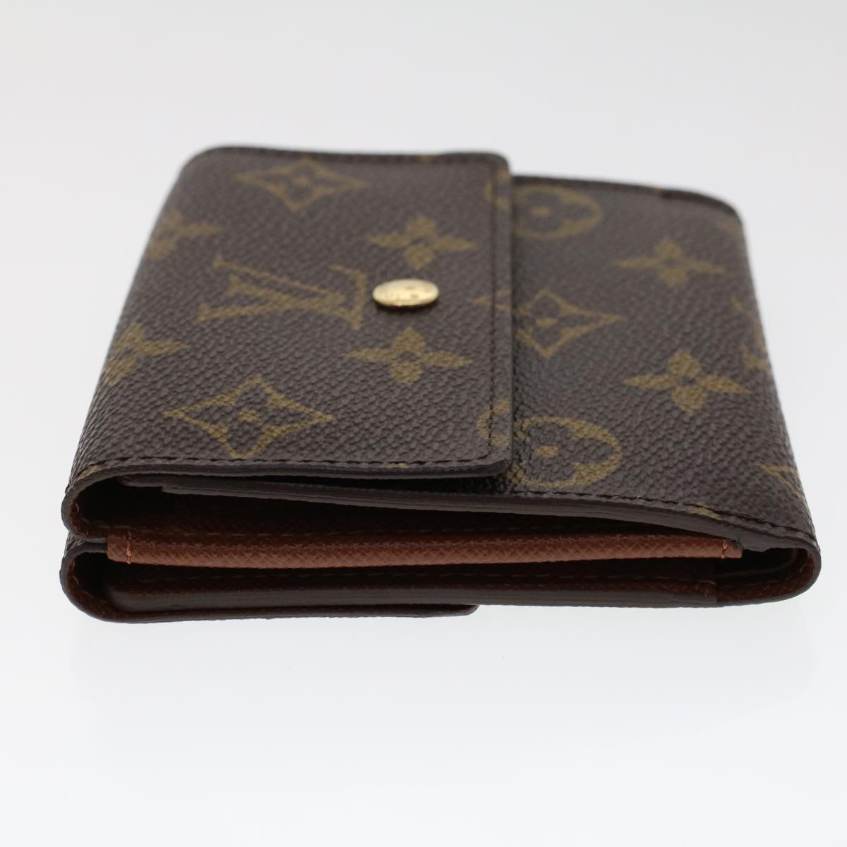 LOUIS VUITTON Monogram Porte Monnaie Bier Cartes Crdit Wallet M61652 LV am4717